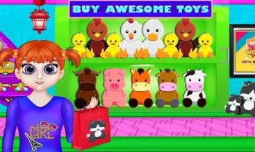 Toy Store Shopping Mall: Cash Register Girl Game截图4