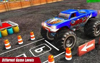 Monster Truck Parking : City Driving Simulator 3D截图4