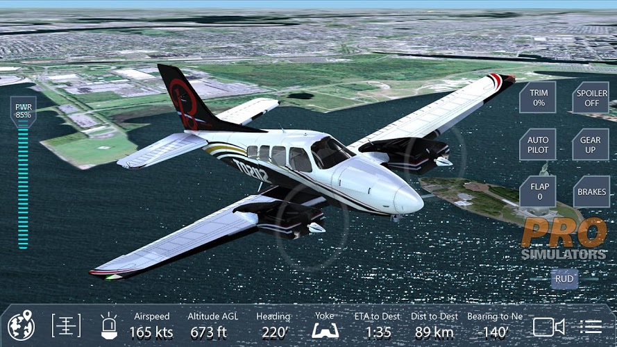 Pro Flight Simulator NY Free截图3