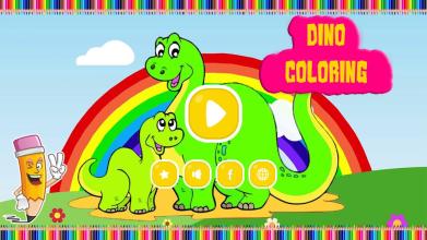 Dino Coloring Book截图4