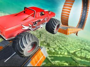 Real Monster Truck Stunts-Impossible Tracks Game截图2