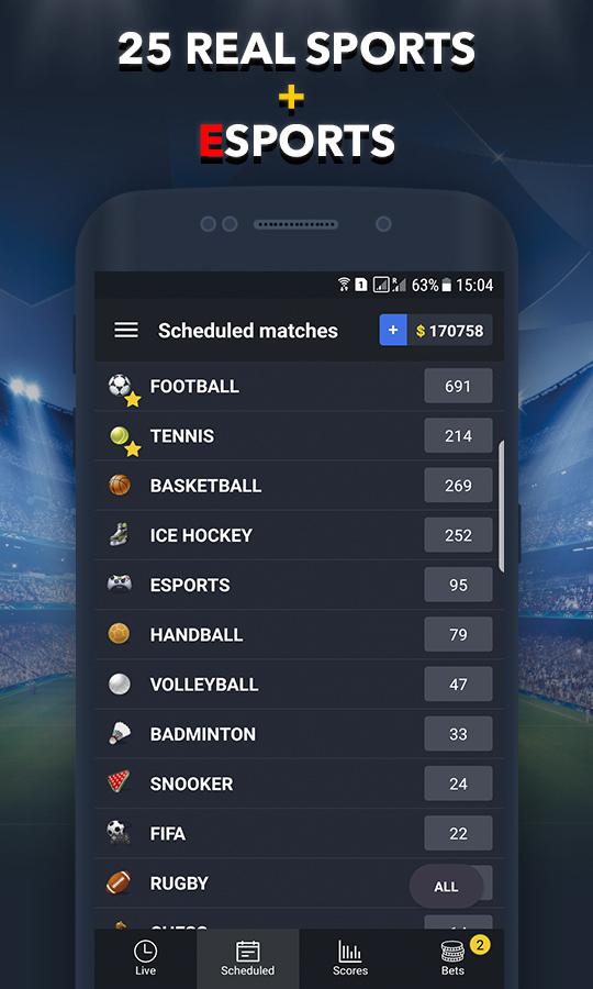 BETUP - Sports Betting Game & Live Scores截图1