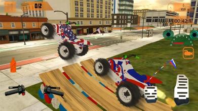 super quad flag stunts截图4