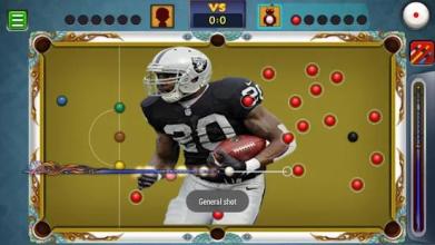 Billiards Raiders Oakland Theme截图2