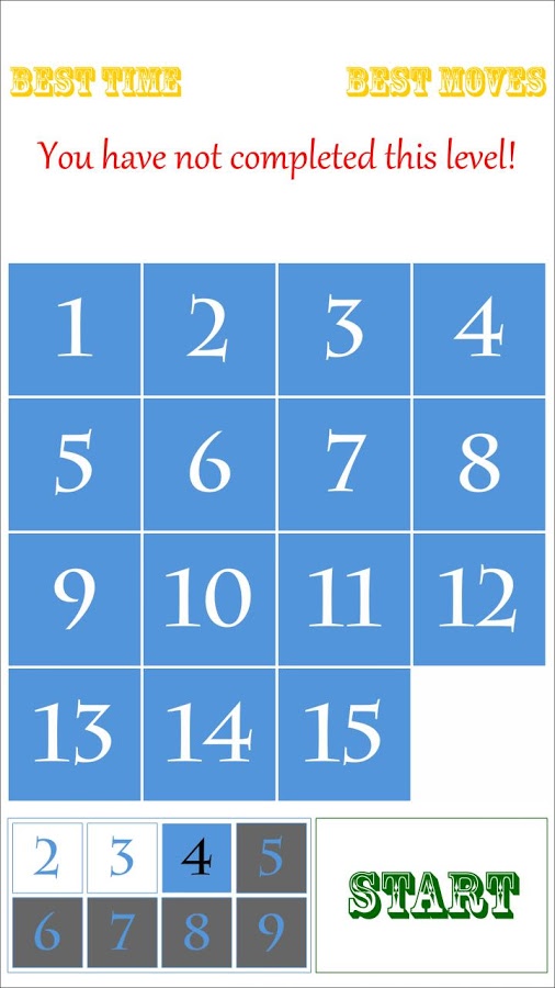 Magic Squares (15 Puzzle Ext)截图3