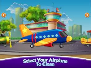 Plane Wash Salon Workshop Game截图3