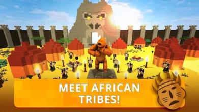 Africa Craft: City Building & Savanna Safari Games截图2