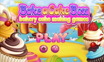 Bake a cake boss – bakery cake making games截图5