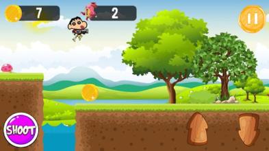 Shin Chan Adventure Fighting Jungle Monsters Game截图4