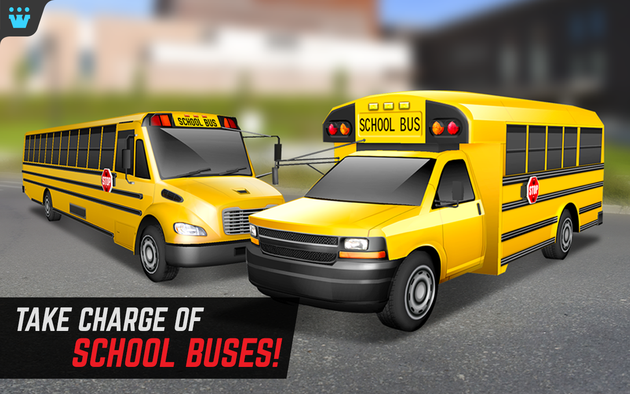 Super School Driver 3D截图1