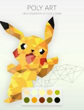 Pokemon Poly Art - Free Coloring截图4