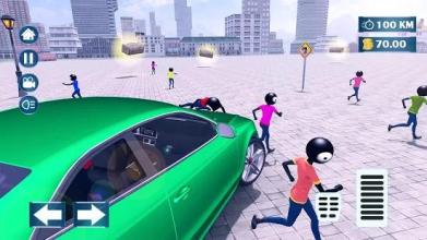 Stickman Destruction Car Driving 3D: Annihilation截图4