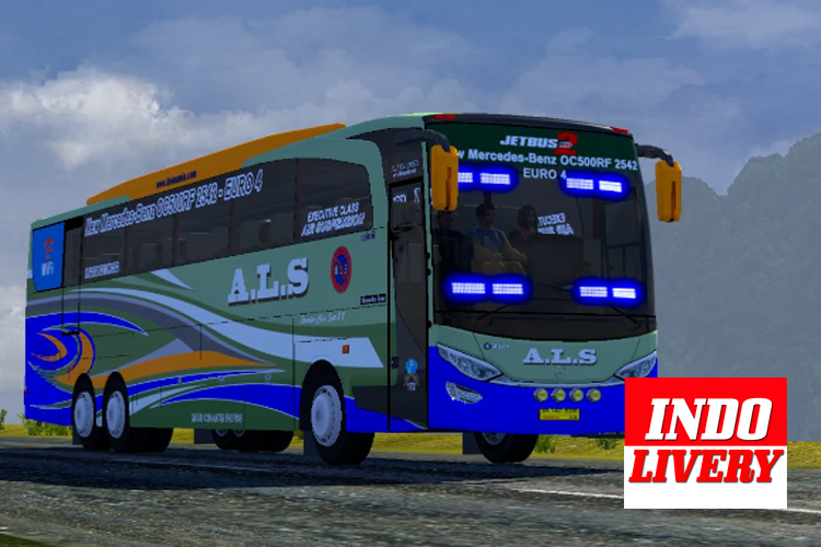 Livery BUSSID ALS Indonesia截图1