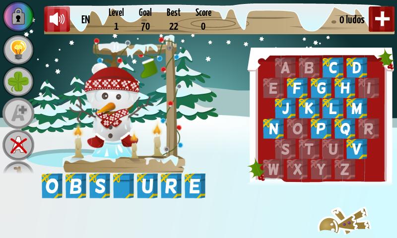 Christmas Hangman Deluxe截图1