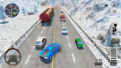 Modern Car Traffic Drive: Highway Dodge Racer截图4