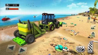 Beach Cleaner Sand Excavator Simulator截图4