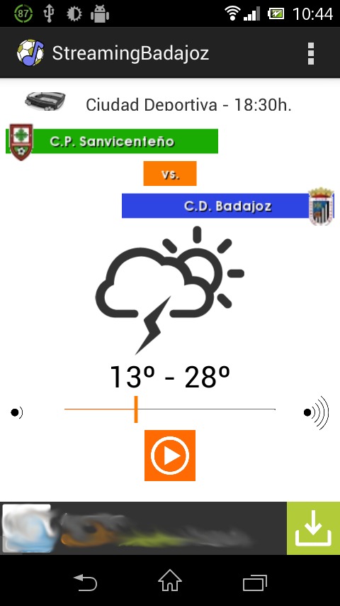 Streaming C.D. Badajoz 1905截图1