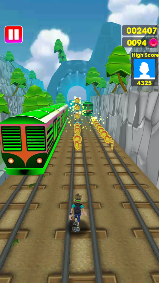 Super Train Surf Run 3D截图4