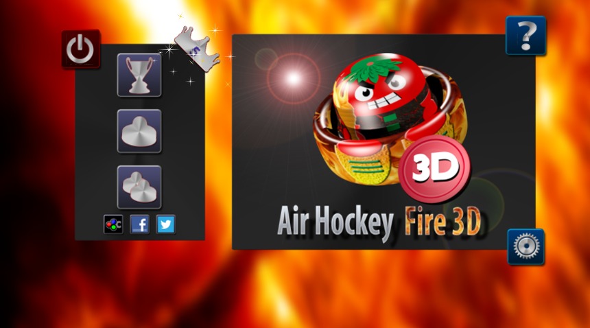 Fire and Ice Air Hockey截图1