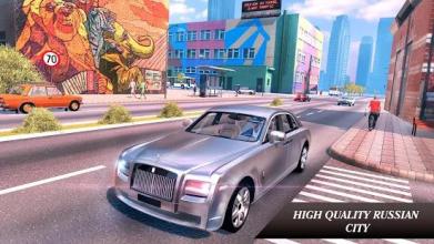 Russian Car Simulator 2018: City Driver 3D截图4