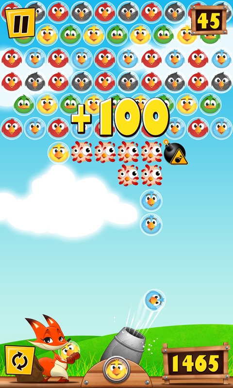 Bird Bubble Shooter截图2