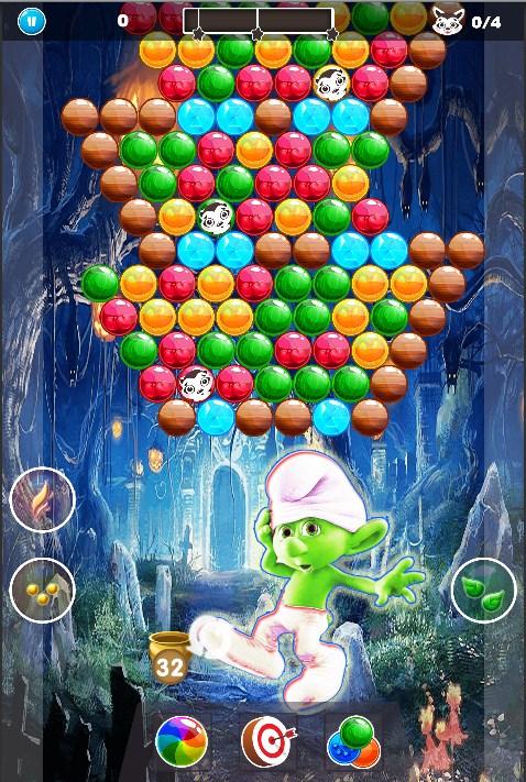 Smurf Bubble Space - Village Pop Shooter截图5