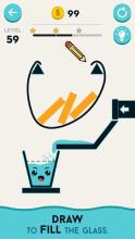 Fill The Glass - Drawing Puzzles截图5