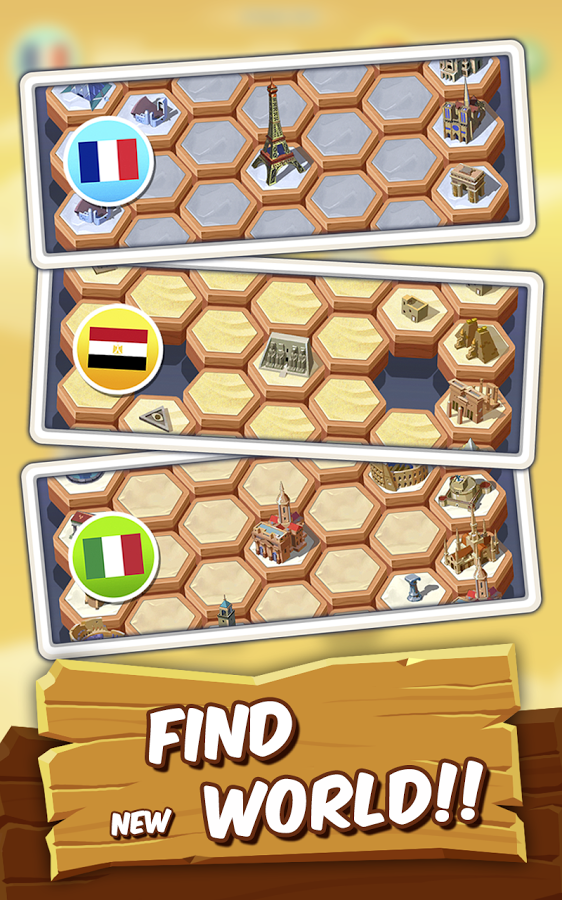 World Connect : Match 4 merging puzzle截图3