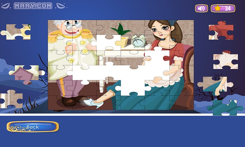 Cinderella Puzzles-免費截图4