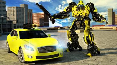 Robot Car Transform Street Fight Game截图5