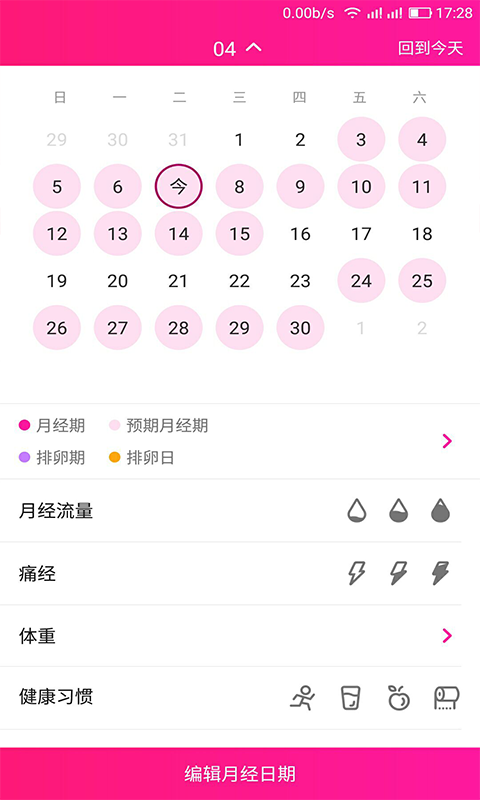 安全期排卵期日历v1.3.5截图3