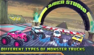 3D Grand Monster Truck : Impossible Derby Stunt截图5