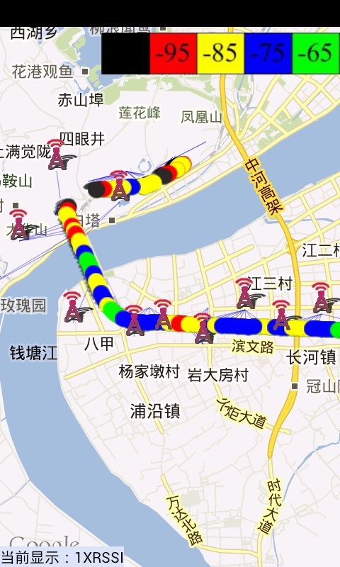 LTE信号路测截图1