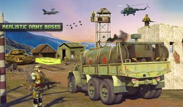 Offroad Army Transporter Truck Driver: Army Games截图4