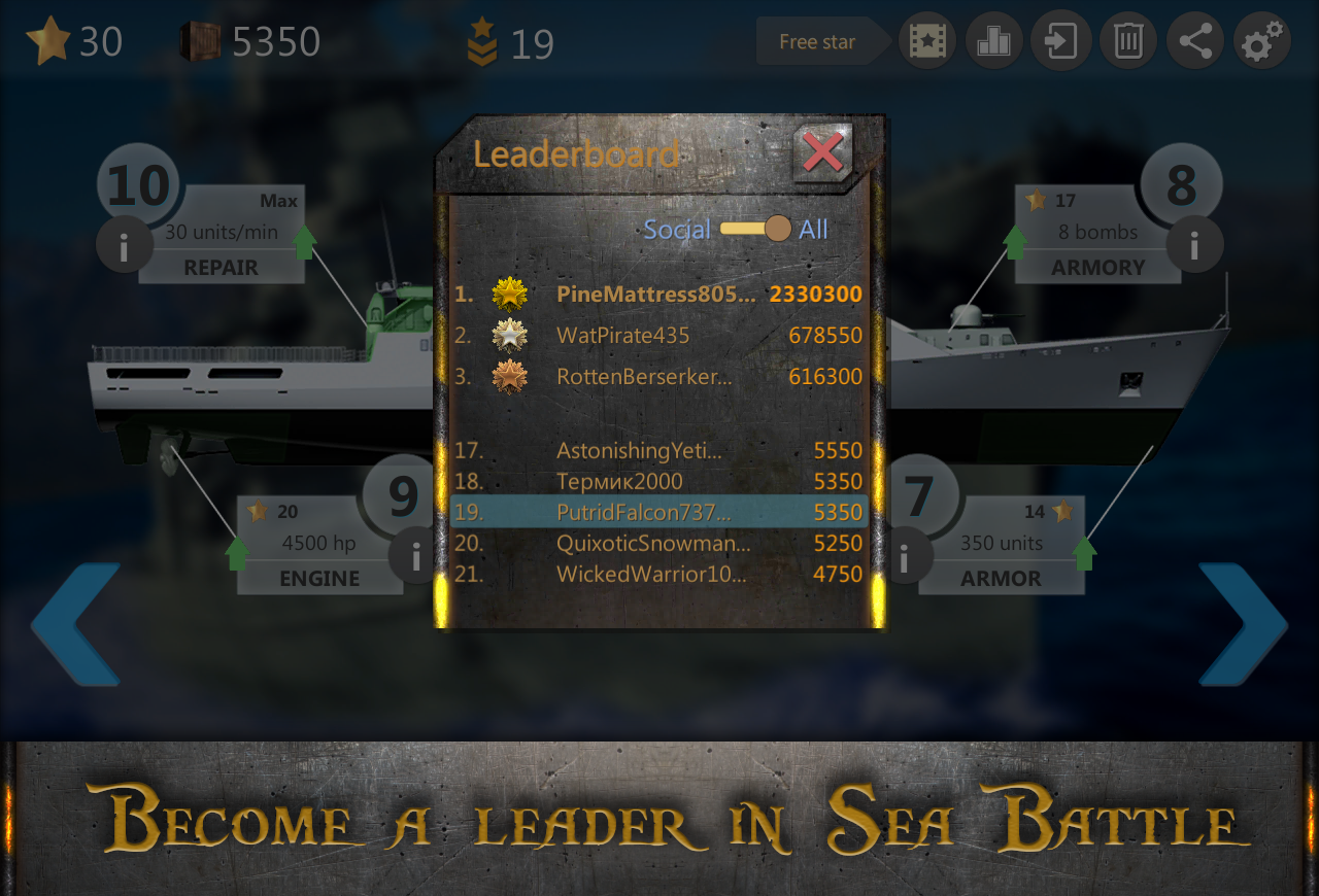 Sea Battle : War Thunder截图2