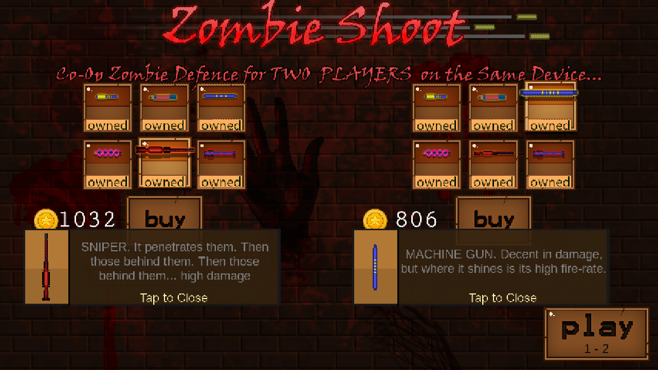 2-Player Co-op Zombie Shoot截图1