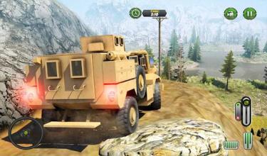 Offroad Army Transporter Truck Driver: Army Games截图1