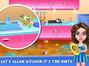 Celebrity House Cleaning : Girl Home Cleanup Game截图2