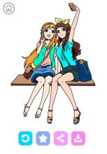 Anime Color by Number  Anime Coloring Book截图3