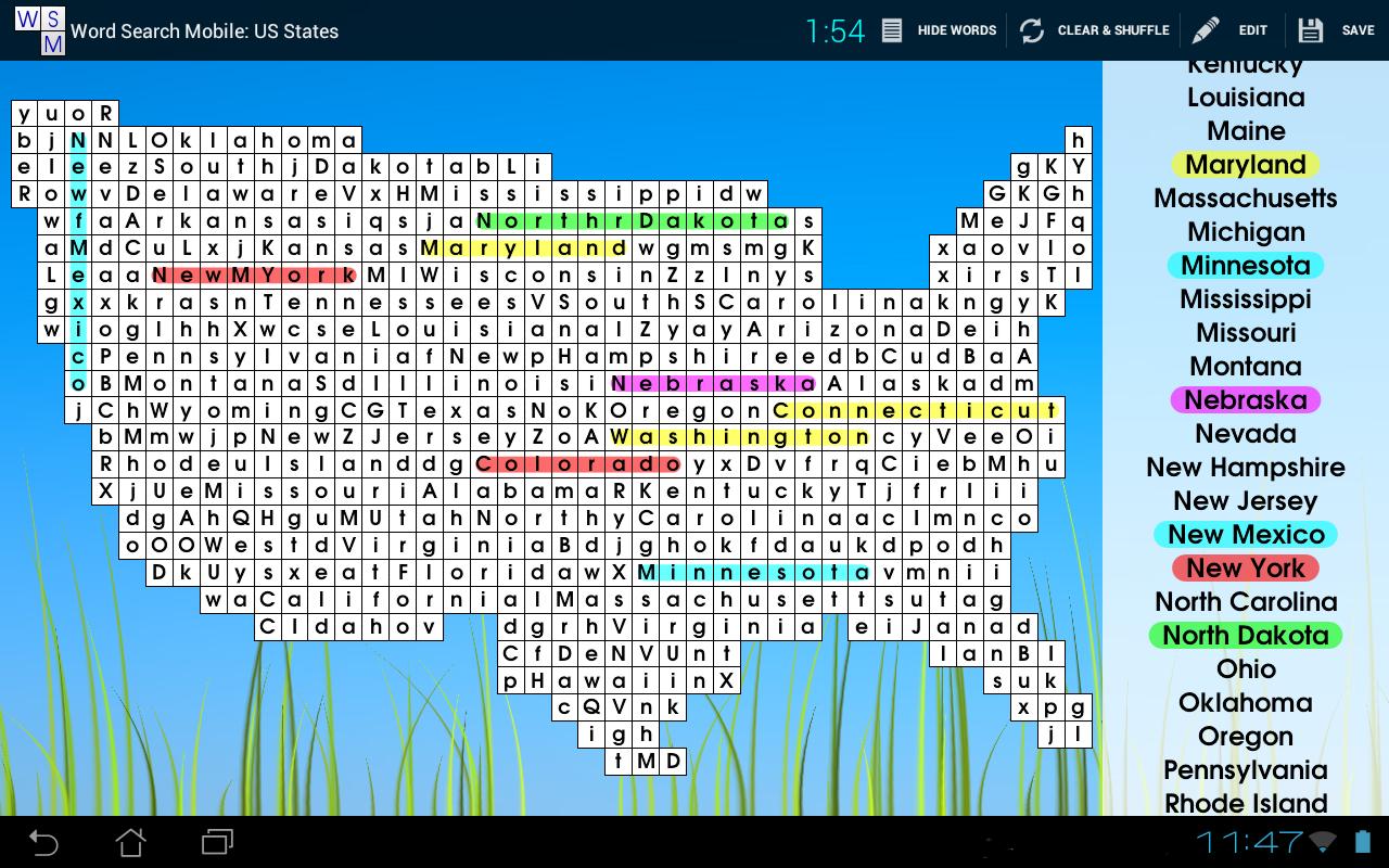 Word Search Mobile Demo截图3