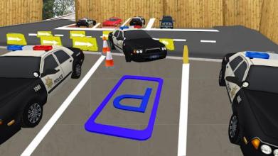 Police Car Parking Adventure 3D Free截图2