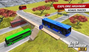 Coach Bus 2018: City Bus Driving Simulator Game截图3