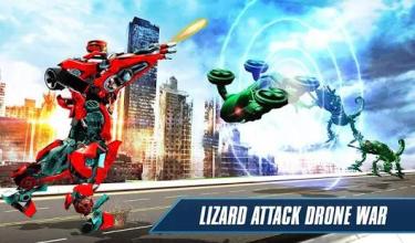 Big Lizard Russian Spy Transforming Robot Games截图5