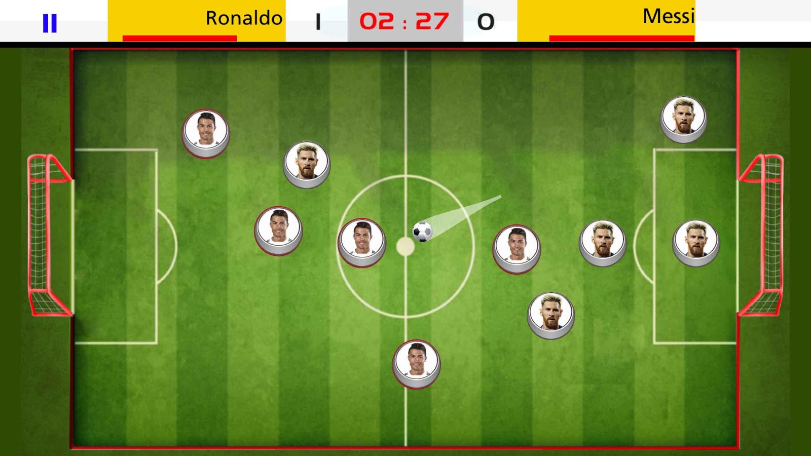 Messi VS Ronaldo VS Neymar - Soccer Game截图2