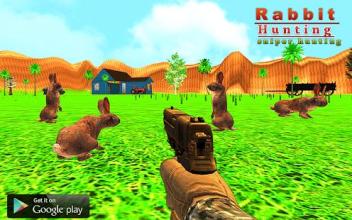 Rabbit hunting - Sniper Hunters Challenge Game截图3