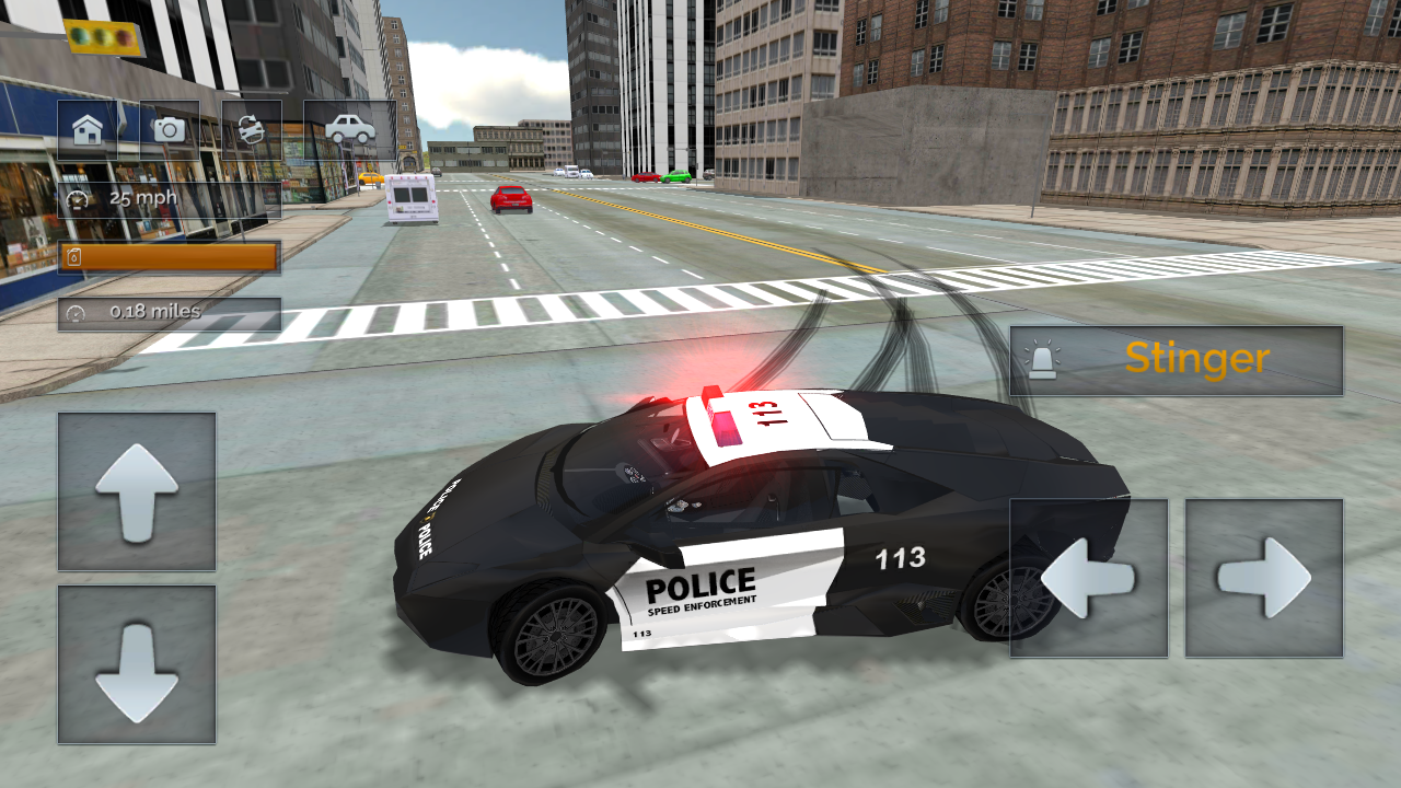 Cop Car Police Chase Driving截图2