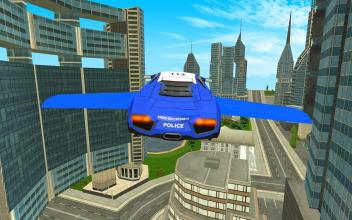 Police Flying Cars Futuristic Sim 3D截图3