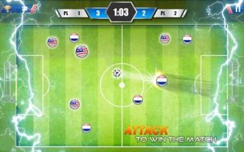 Strike 2 goal: Fantasy Soccer Star 2018截图3