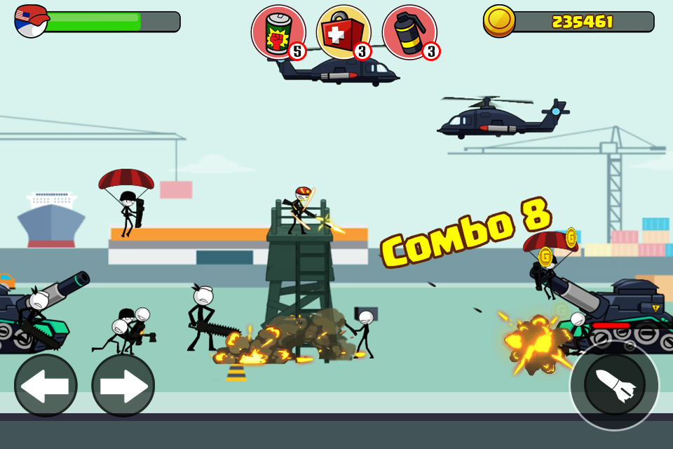 Stick soldier - Revenger - stickman warriors截图2