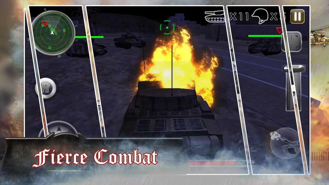 Tank Defense Attack 3D截图1